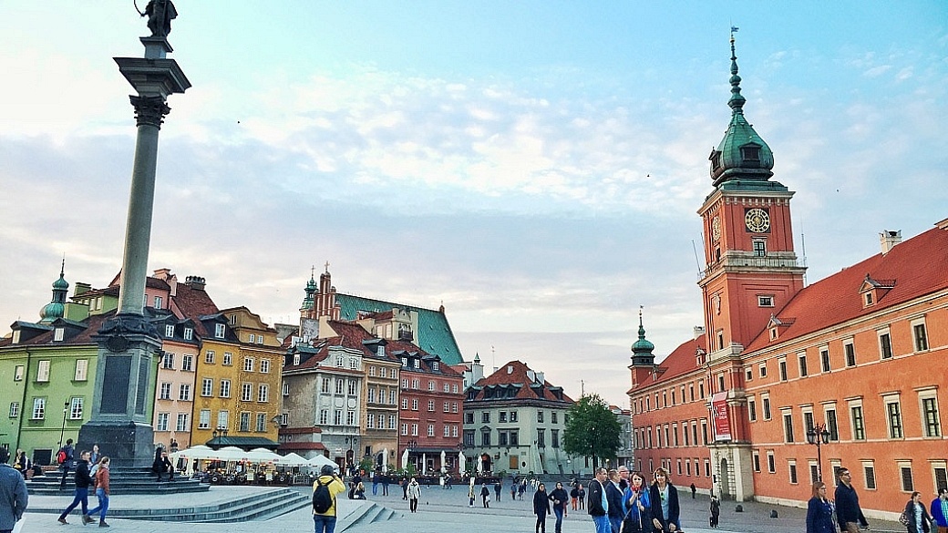 Old town Warsaw Poland