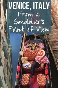 Venice Italy From a Gondoliers Point of View