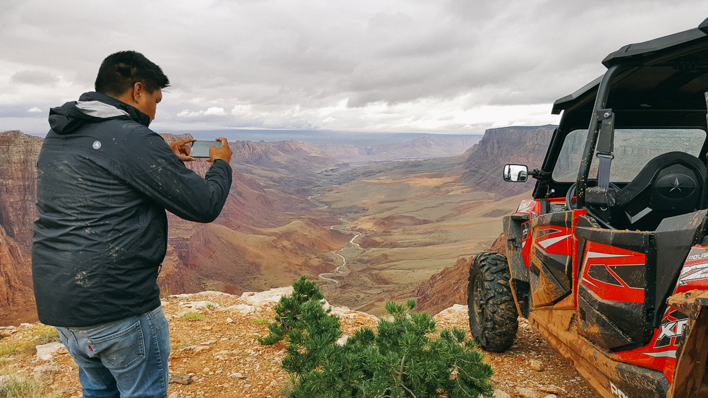 Our Native American tour guide Raymond M Chee - Photography at the Grand Canyon