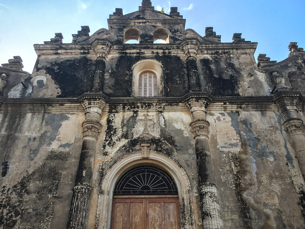 Granada, Nicaragua - burnt out church