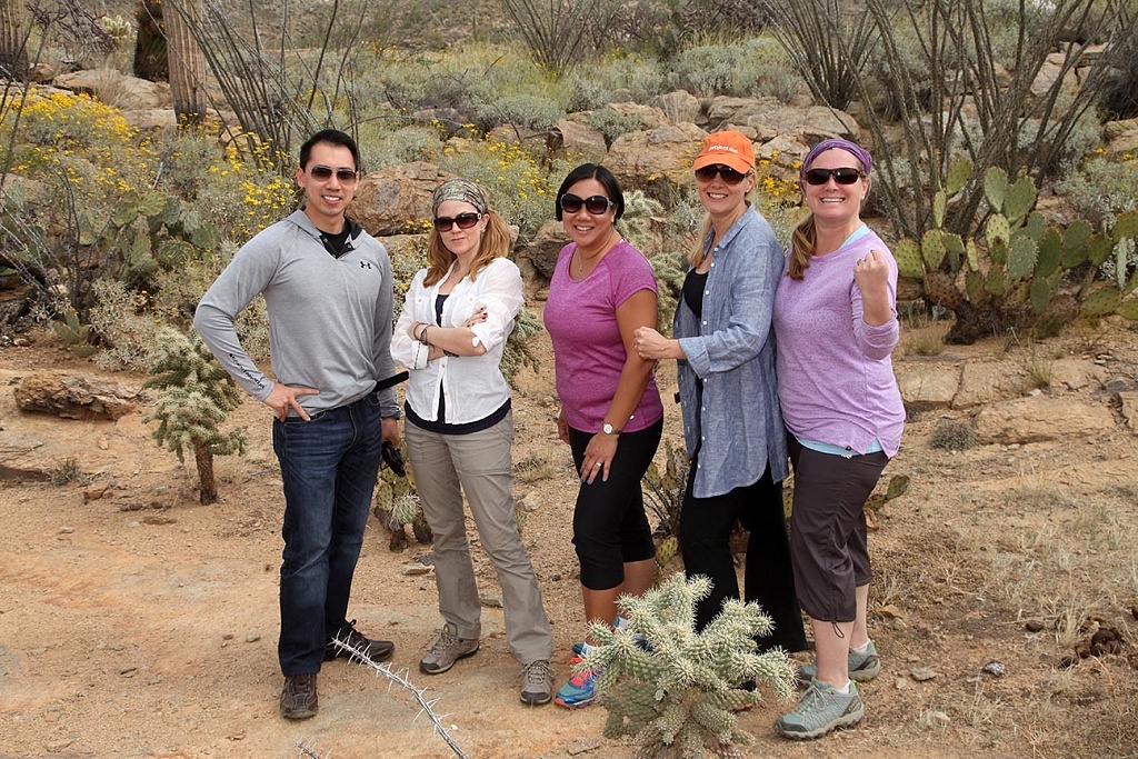 Jim Juliana Leticia Kim Meredith - Getting tough in Arizonas Sonoran Desert