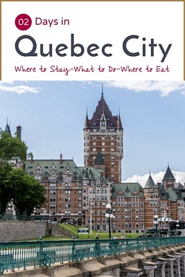 2 Days in Old Town Quebec City Guide | Ready for a weekend in Quebec? This post includes a two day itinerary of what to do in Old Town. Click through for recommendations!