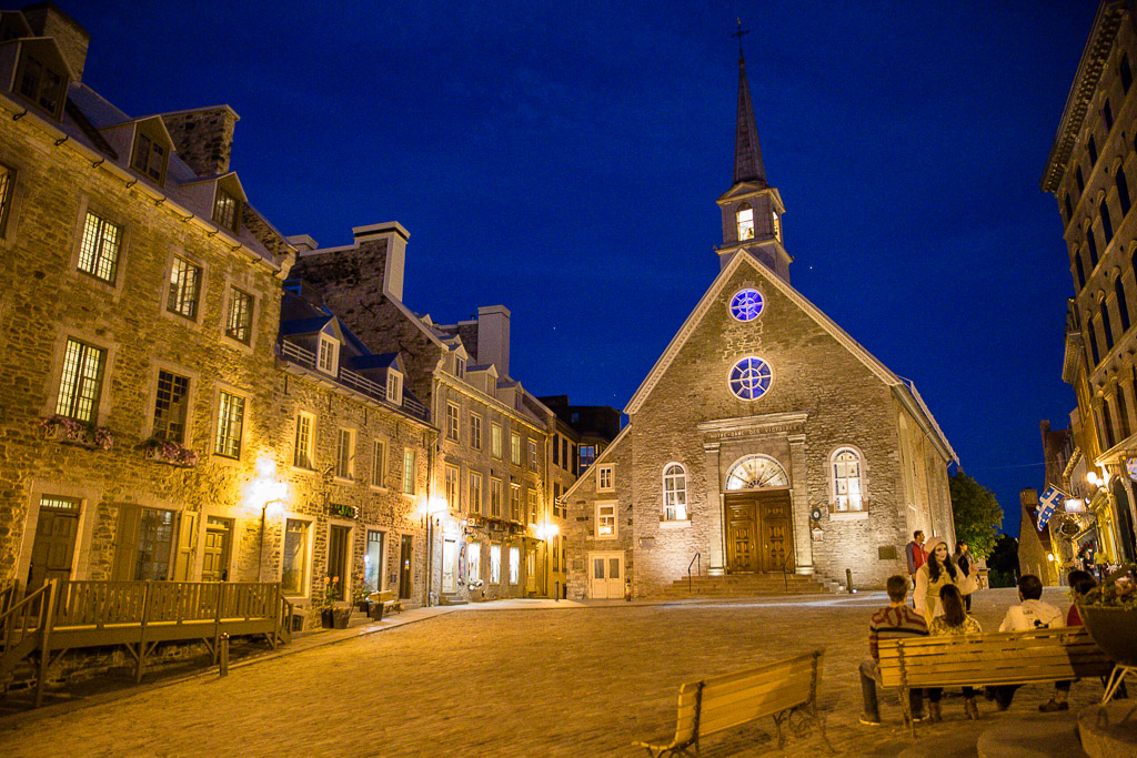 Quebec City Lower church - Ghost Walking Tour