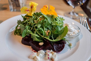 Beet Salad Era Bistro at Museum of Human Rights