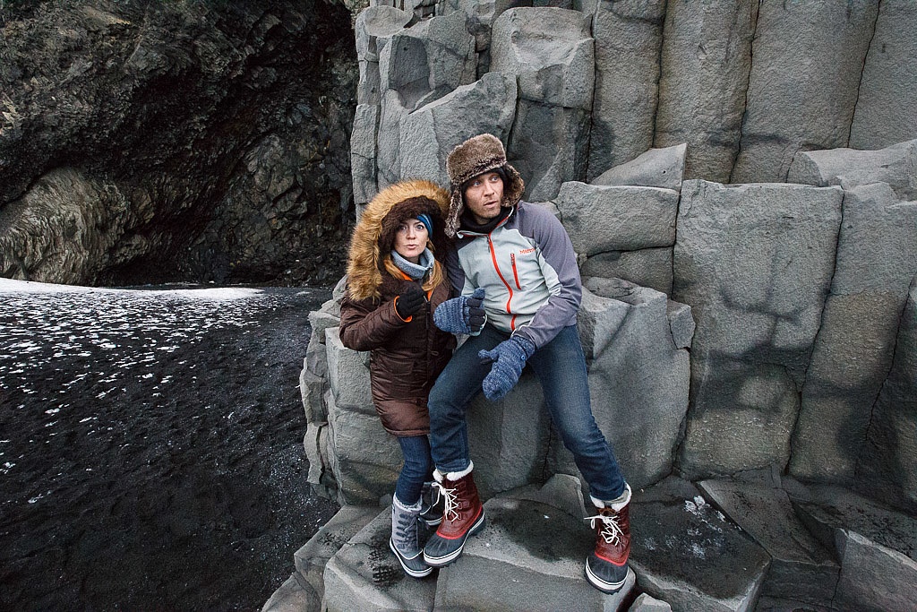 Juliana and Seamus Dever - Winter Arctic Wear