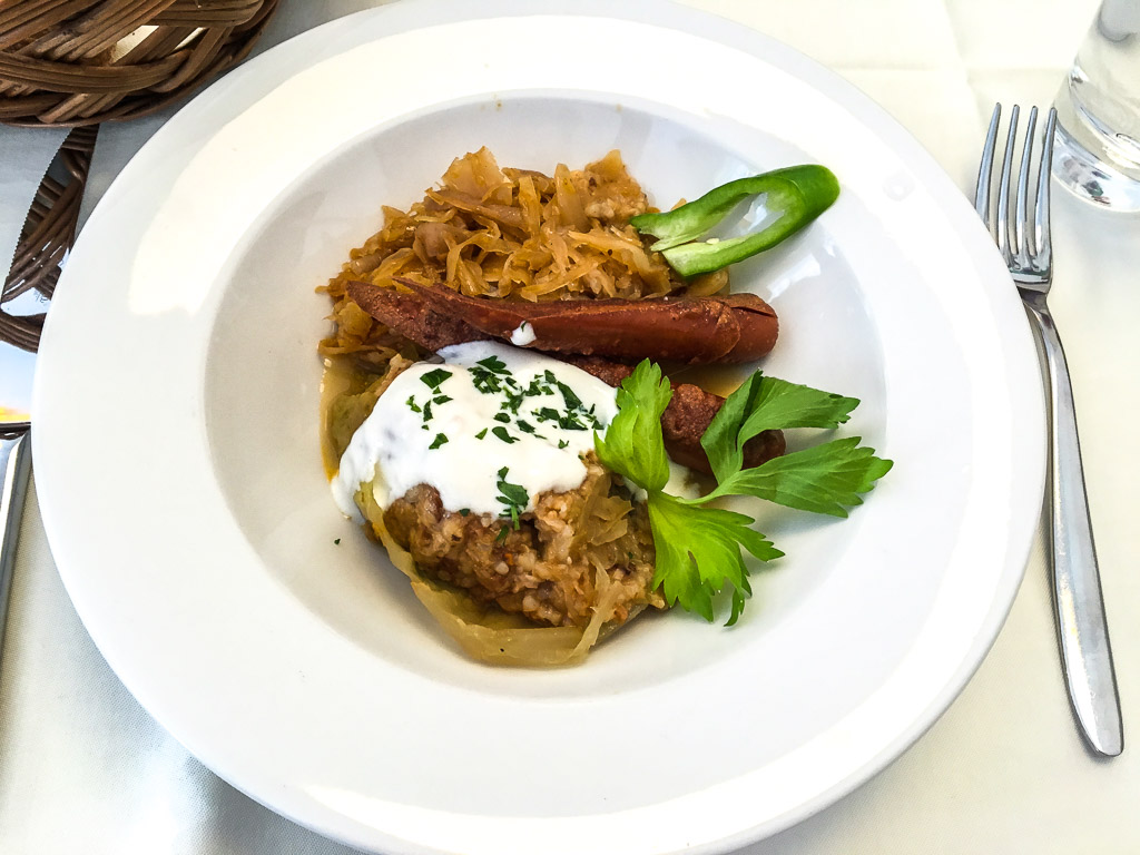 Things to do in Budapest - Napfenyes vegetarian sausage
