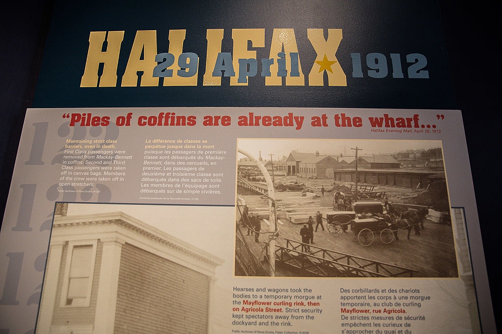 Halifax Maritime Museum Piles of coffins