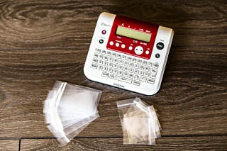 Travel First Aid Kit - Ziploc and Label maker