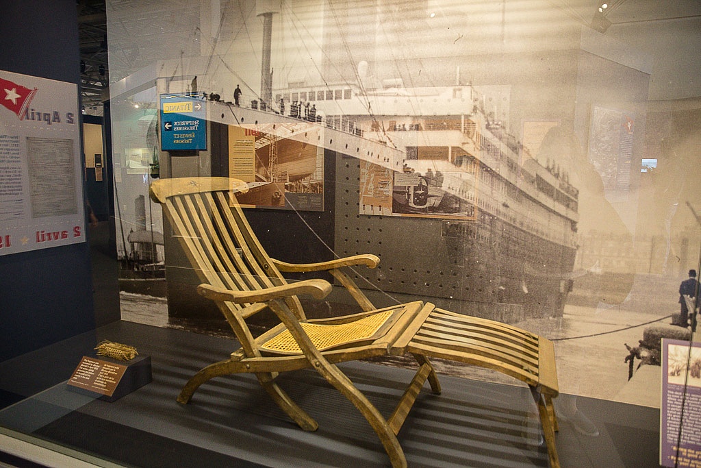 titanic halifax maritime museum titanic deck chair