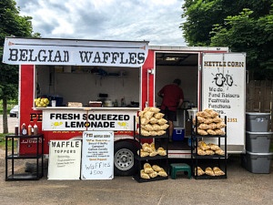 Charlottetown Farmer's Market waffles PEI