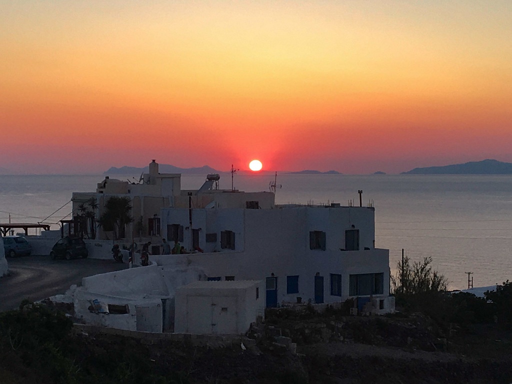 Sunset Sangria Bar Oia Santorini