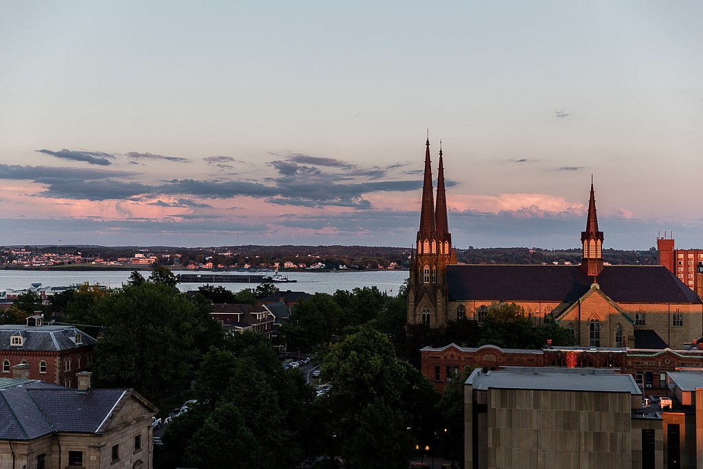 Sunset view from Holman Grand Hotel - Prince Edward Island Vacation