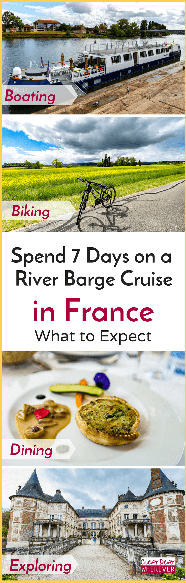 Canal Cruise in France: Thinking about a canal cruise in France but not sure what it's like? Read on to find out what you see, do and eat!