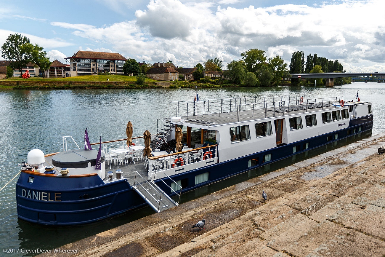 GAdventures Daniele boat canal cruise Burgundy France