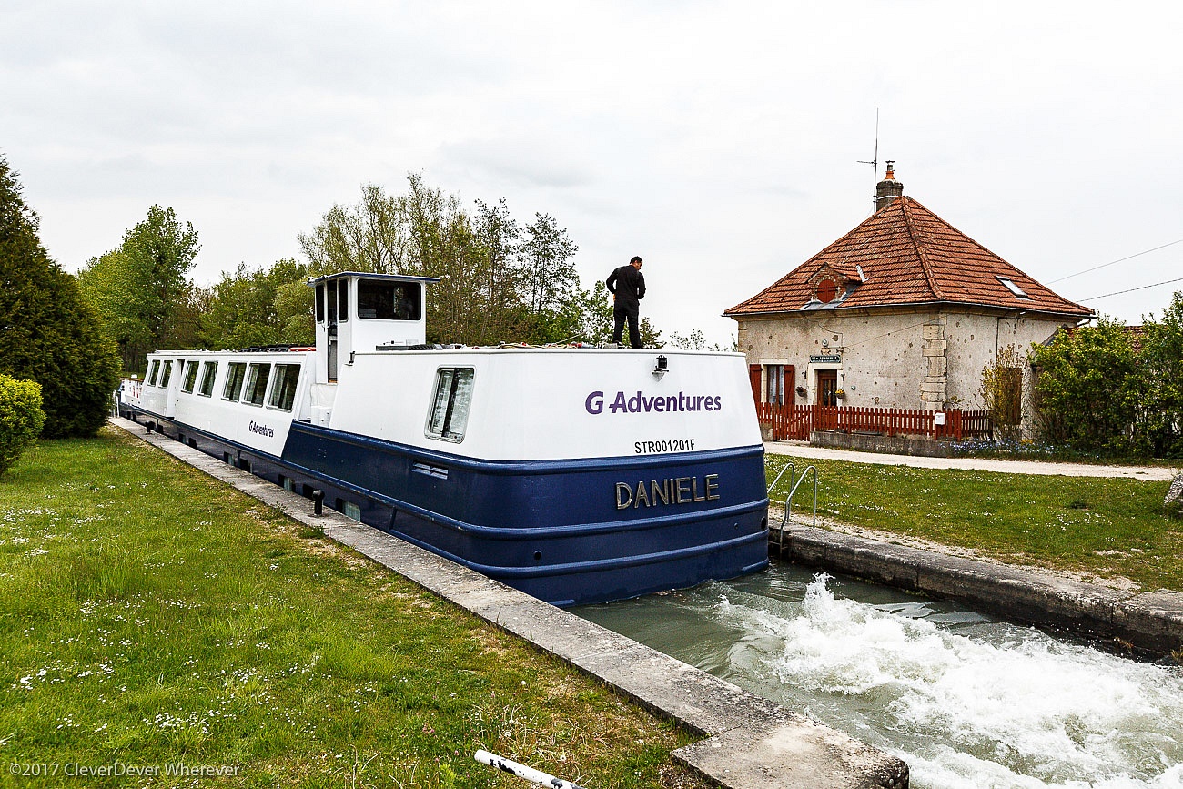 GAdventures River barge on a canal cruise