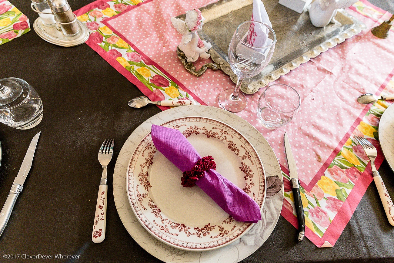 Table Setting French Chateau