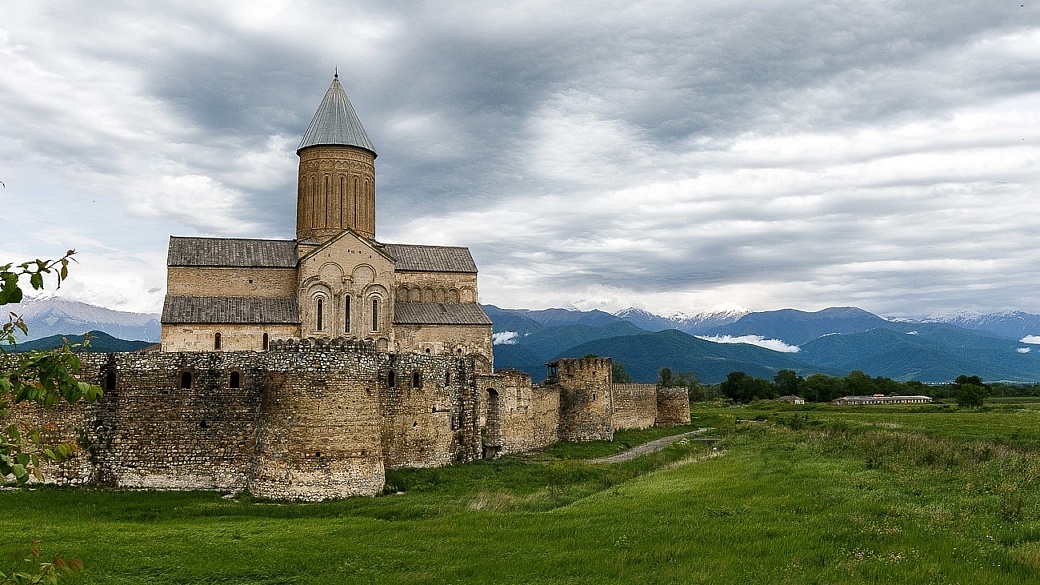 Georgia the country Alaverdi monastery mountains