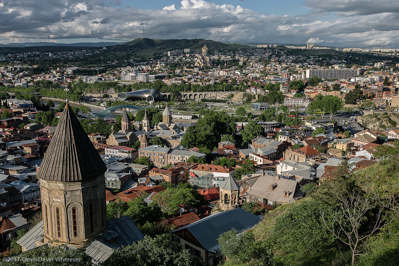 Georgia the country view of Tbilisi