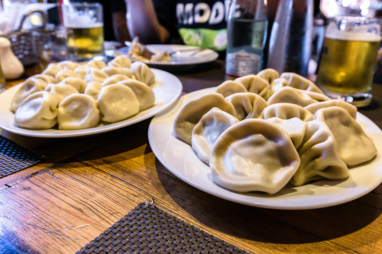 Georgian food khinkali