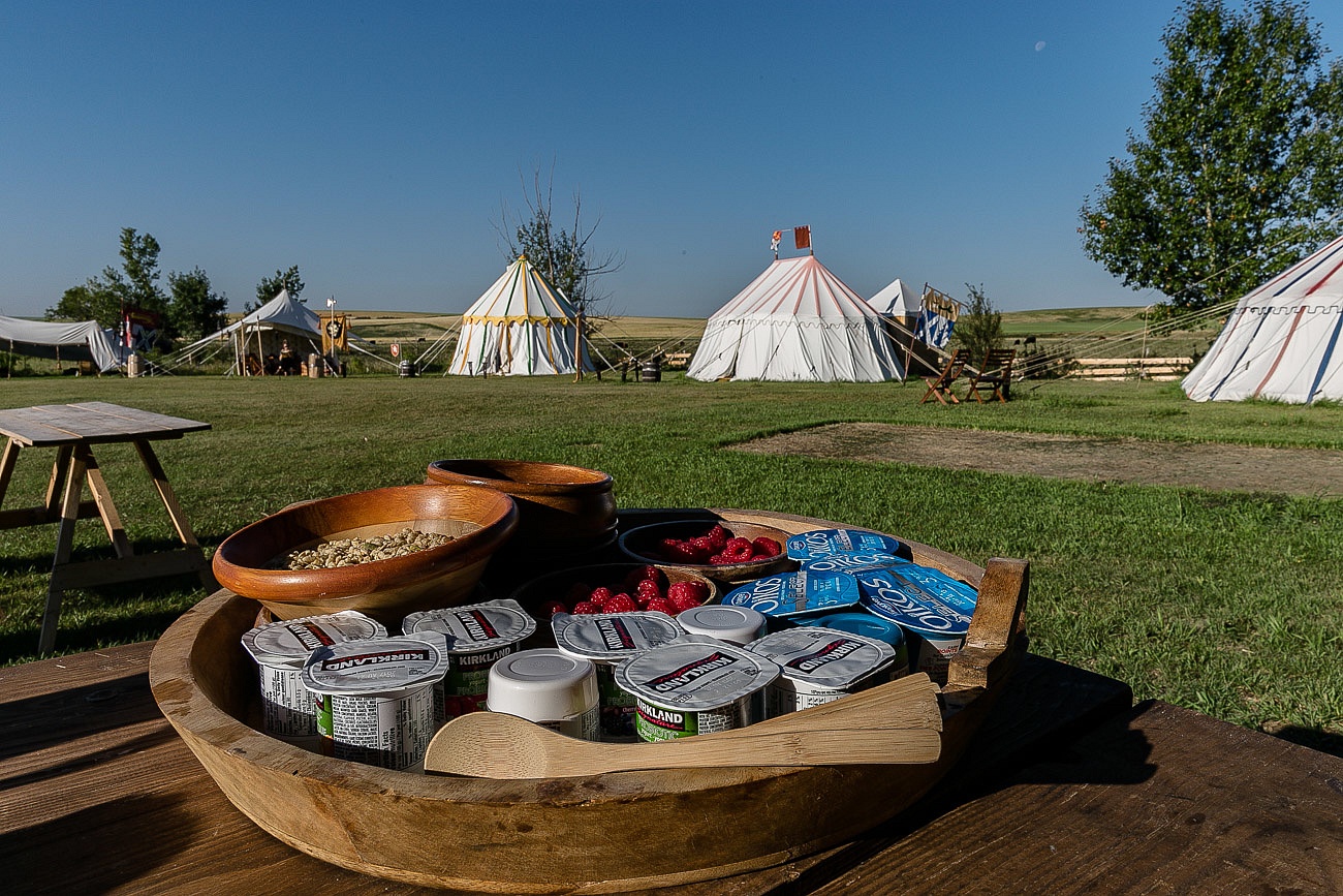 Medieval Times camping Canada breakfast