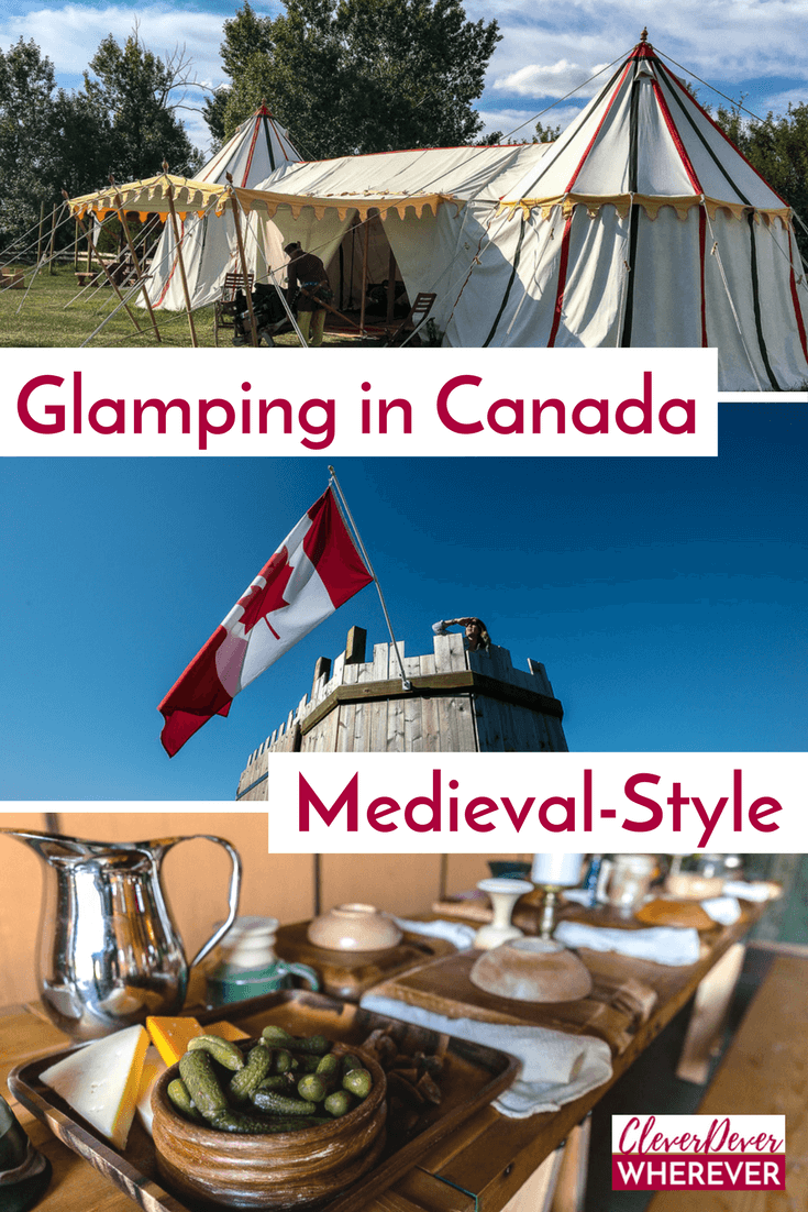 Want to camp in a Medieval setting? This glamping spot in Alberta even has costumes!