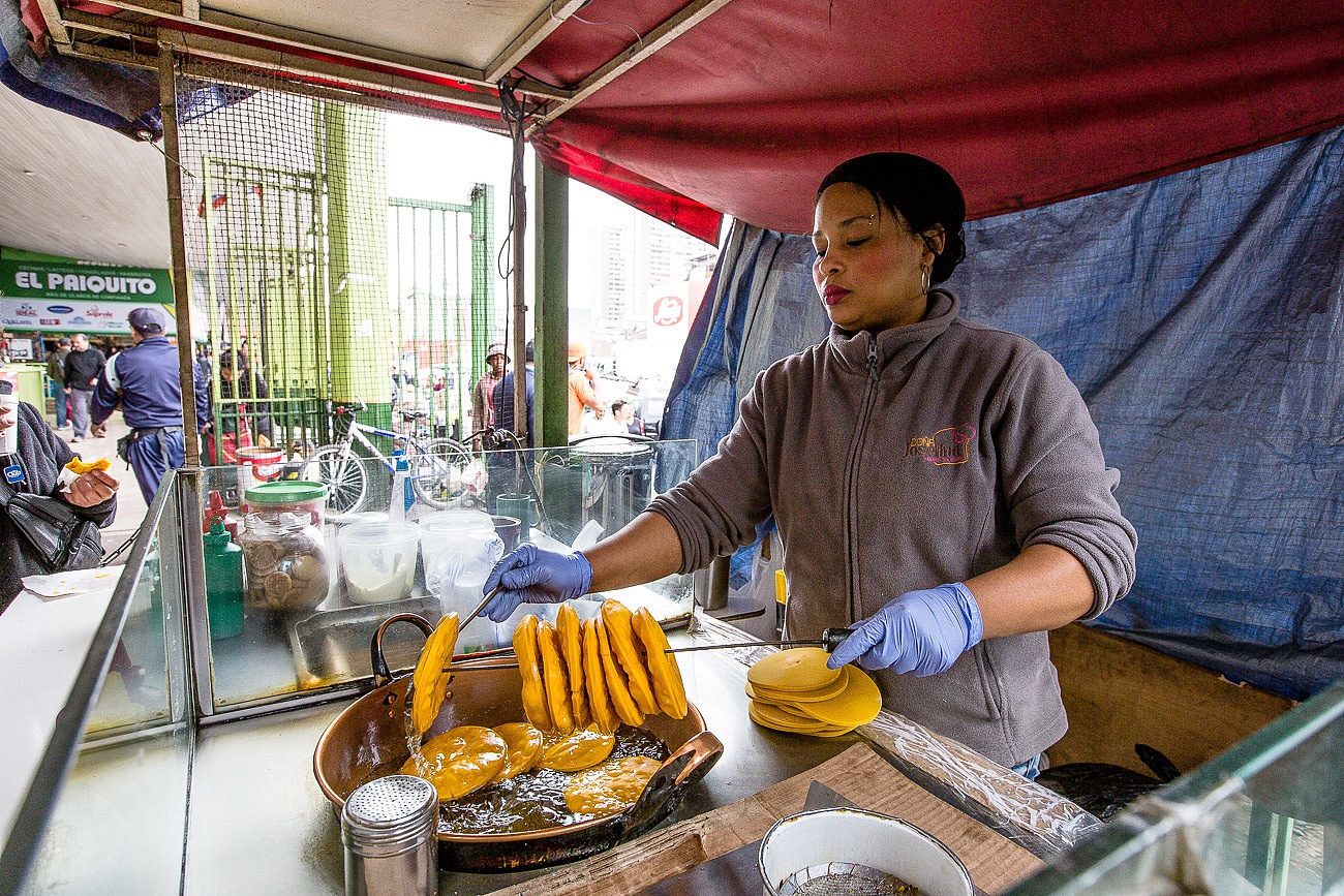 Chilean Sopaipillas Santiago Street food