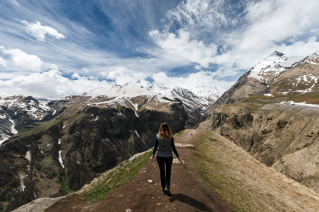 Georgia - Juliana Dever panorama Jvari pass