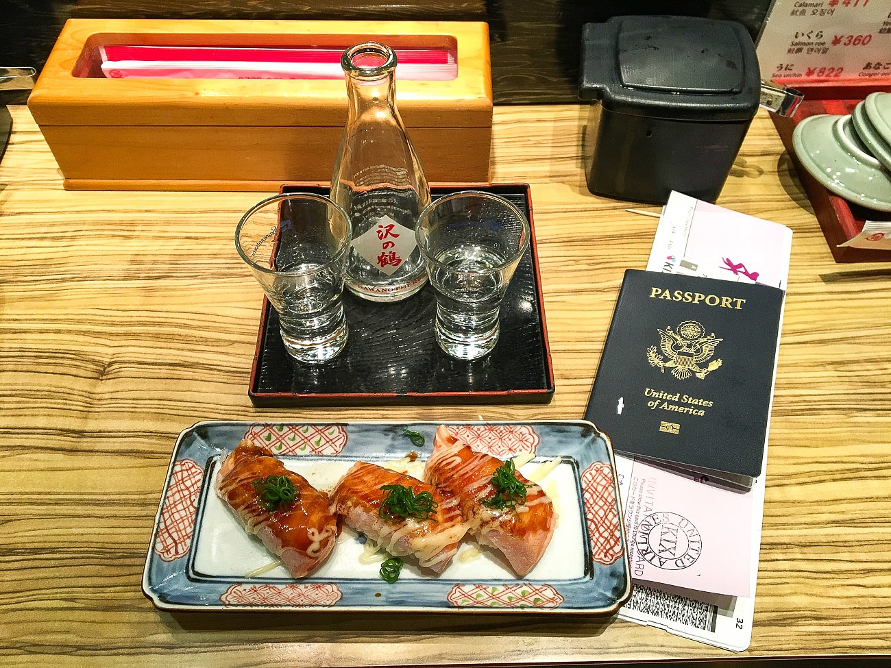 Honmamon sushi restaurant Kansei airport