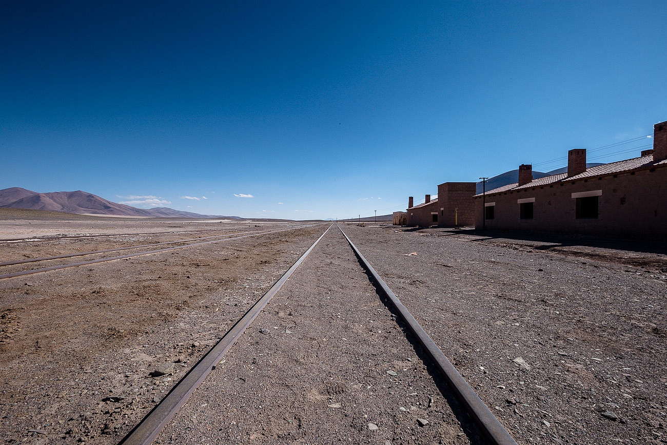 Tolar Grande Andes Mountains - Abandoned railway