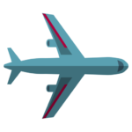 Travel Tips Airplane Icon