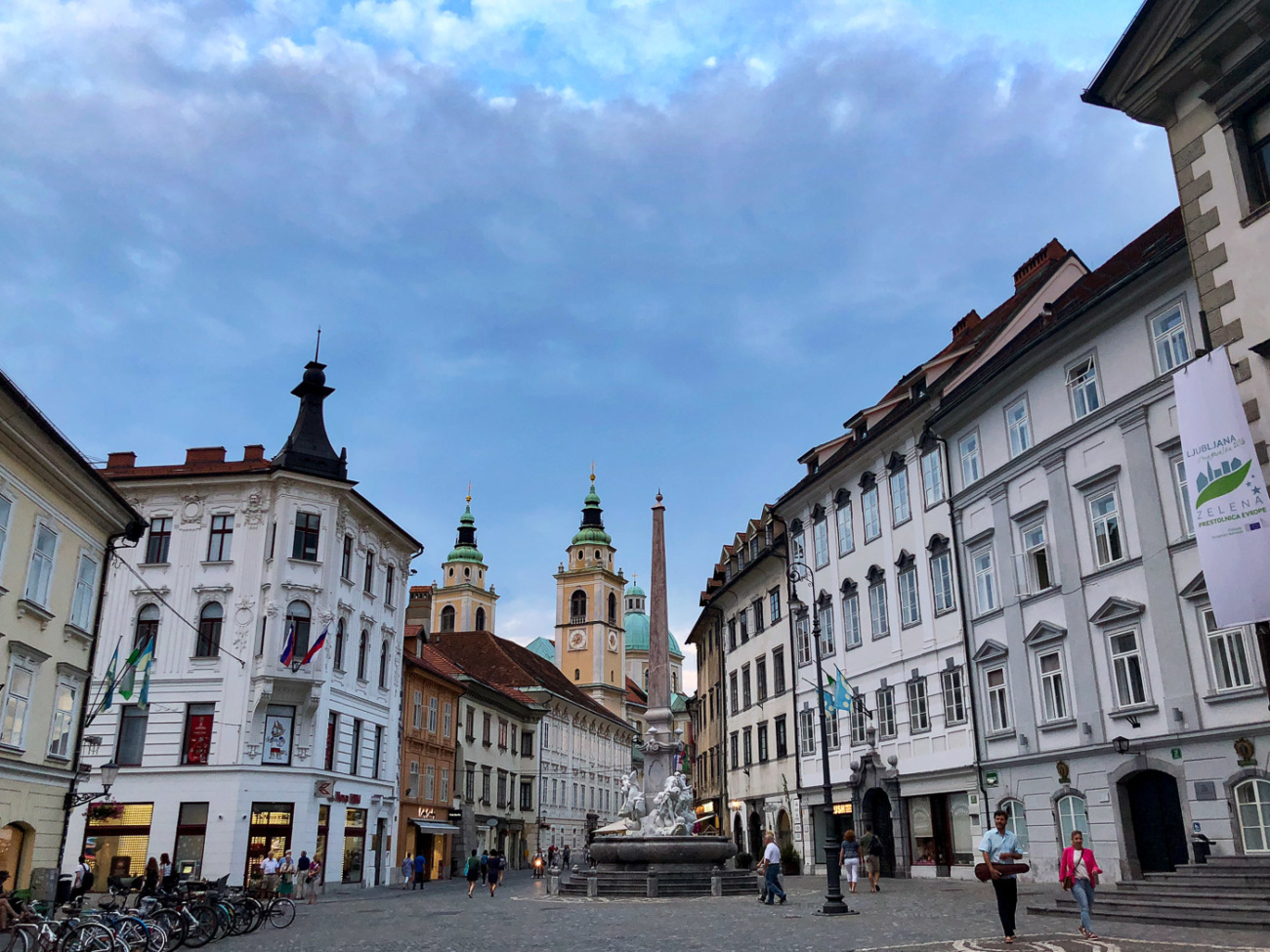 Mestni Square Ljubljana Slovenia