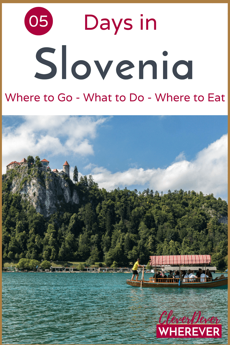 Plan a trip to Slovenia with this 5 day itinerary and restaurant guide #Slovenia #SloveniaTravel #Europe #EuropeTravel #LakeBled #Ljubljana #PostojnaCaves