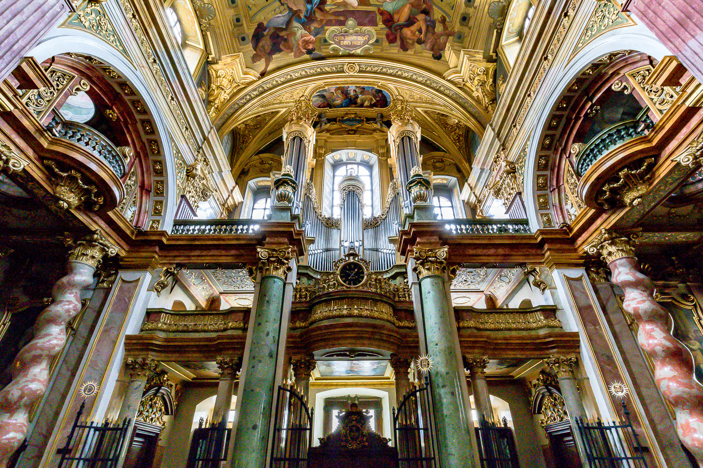 Jesuit Church interior Vienna Austria