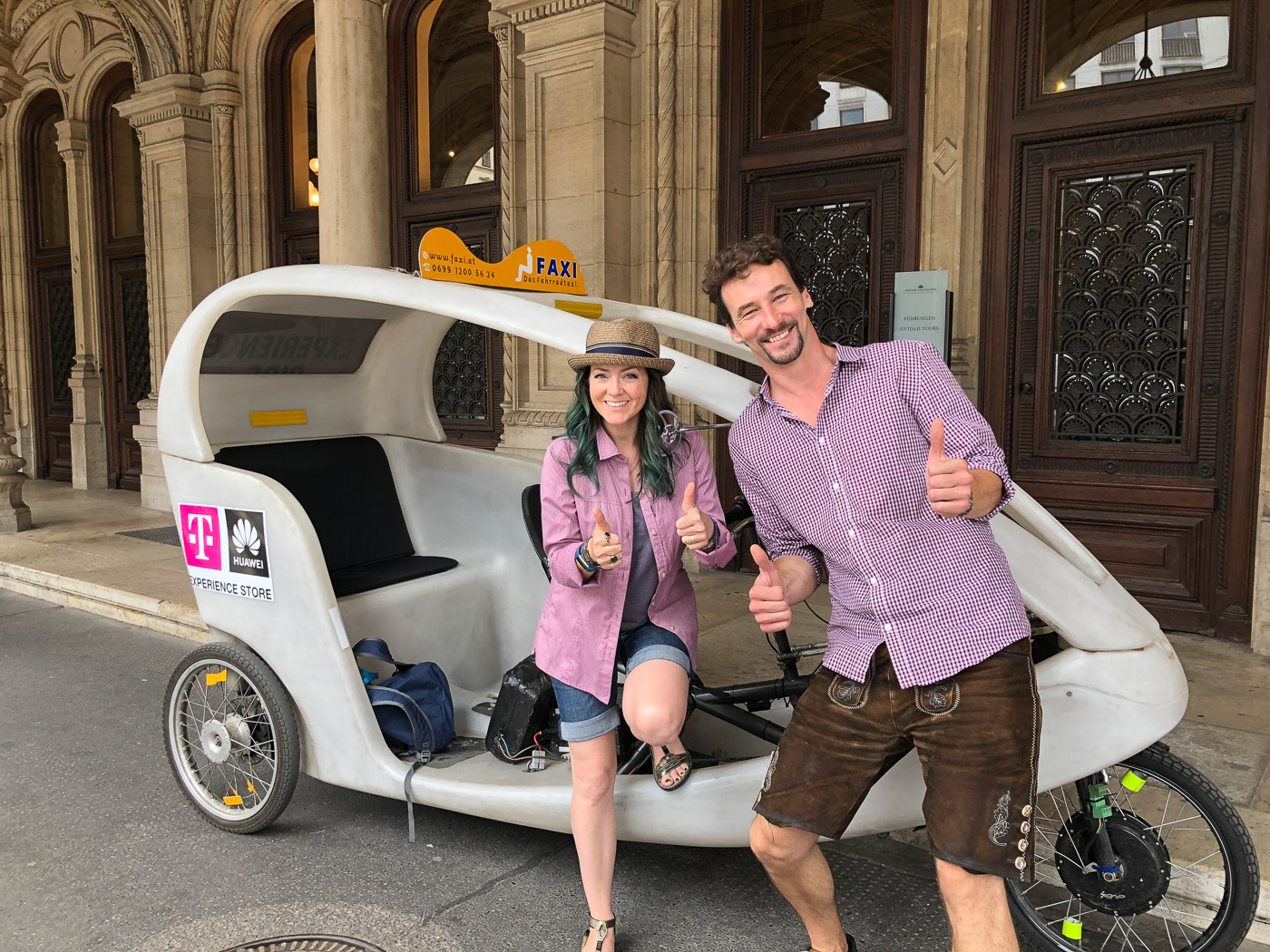 Pedicab ride Juliana Dever What to Do in Vienna