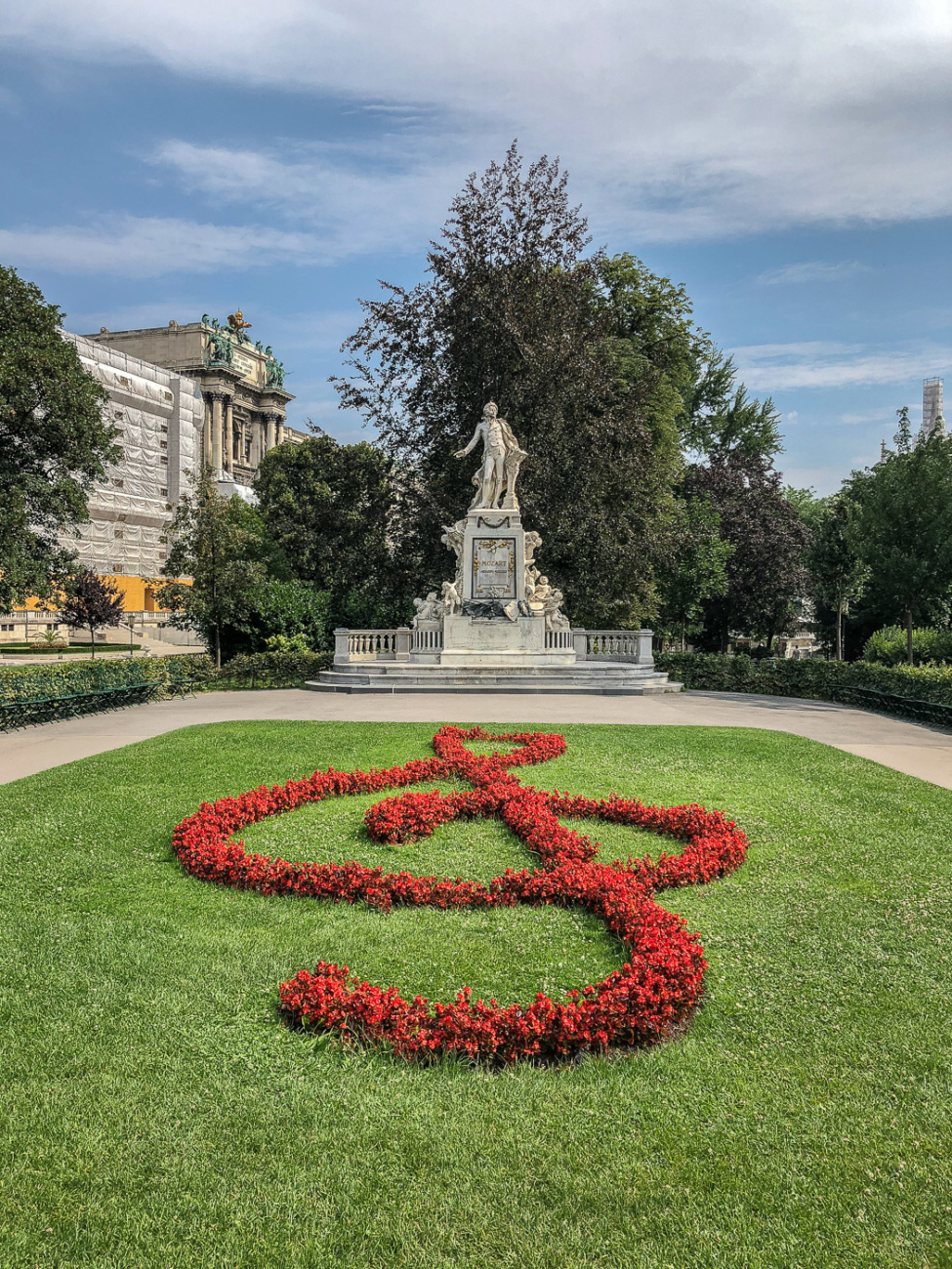 Mozart Statue Vienna Austria