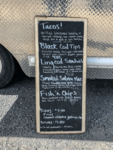 Ashmo’s Food Truck Menu