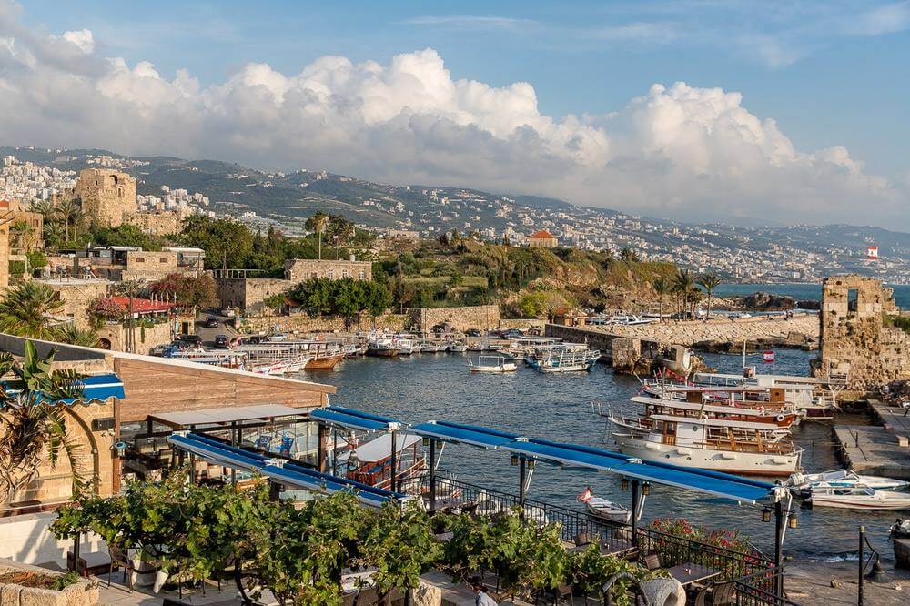 beautiful Mediterranean oceanfront in Lebanon