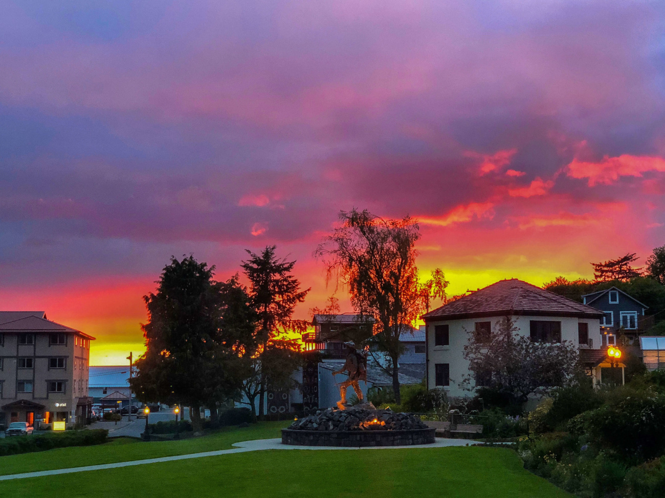 Sunset in Sitka Alaska