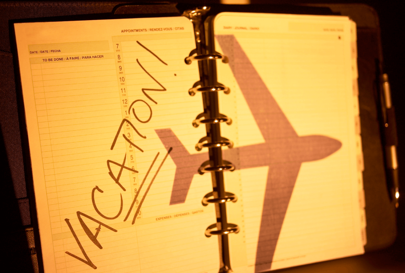 Vacation Checklist Travel day